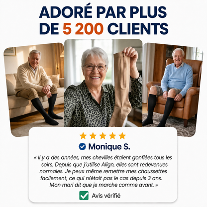 Chaussettes de compression – Faciles à enfiler et confortables au quotidien